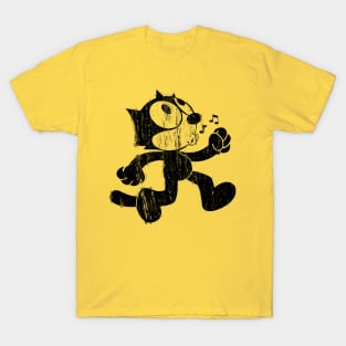 Felix The Cat - Retro Faded Design T-Shirt